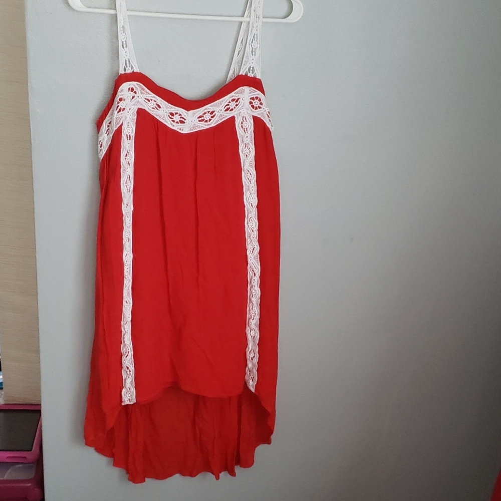 Blood Orange Hi Lo top